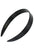 France Luxe wide, classic black headband for women - 3/4" Headband, Black.