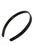 France Luxe comfortable, classic black headband for women - 1/2" Ultracomfort Headband, Black.