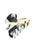 France Luxe small, horn inspired blend of cream and black claw hair clip for women - Small Couture French Claw Clip, Black Horn.