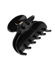France Luxe small, classic black claw hair clip for women - Small Couture French Claw Clip, Black.