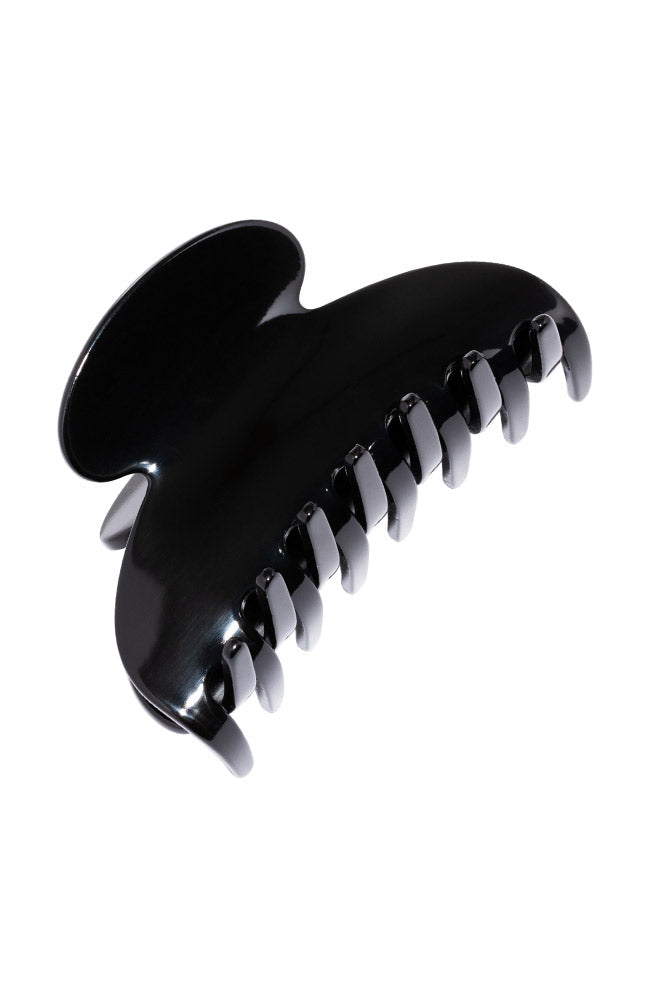France Luxe medium, classic black claw hair clip for women - Couture French Claw Clip, Black.