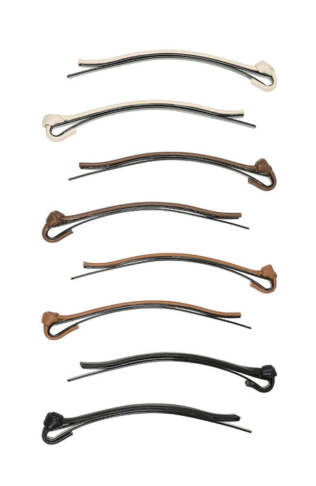 Vegan Leather Bobby Pin 8-Pack