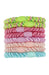 Thick hair ties for damage free ponytail, L. Erickson Grab & Go Ponytail Holders - Cabana Colors