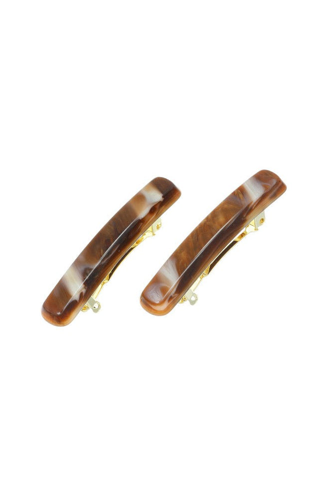 Barettes Mini Mini Rectangle Barrette Pair | France Luxe