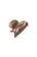 France Luxe mini, warm caramel and amber claw hair clip for women - Mini Couture French Claw Clip, Caramel Horn.