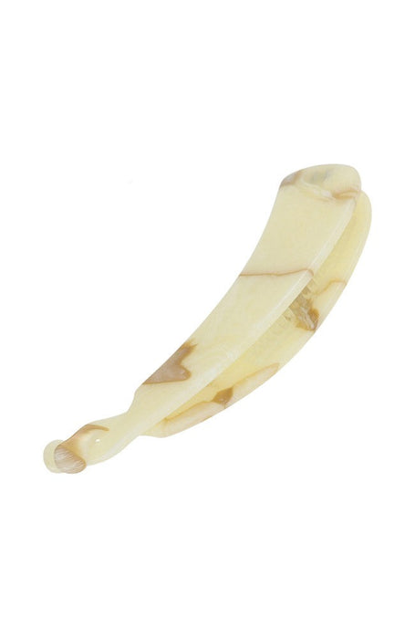 Small Estelle Banana Clip - Carrara