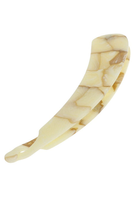 Large Estelle Banana Clip - Carrara