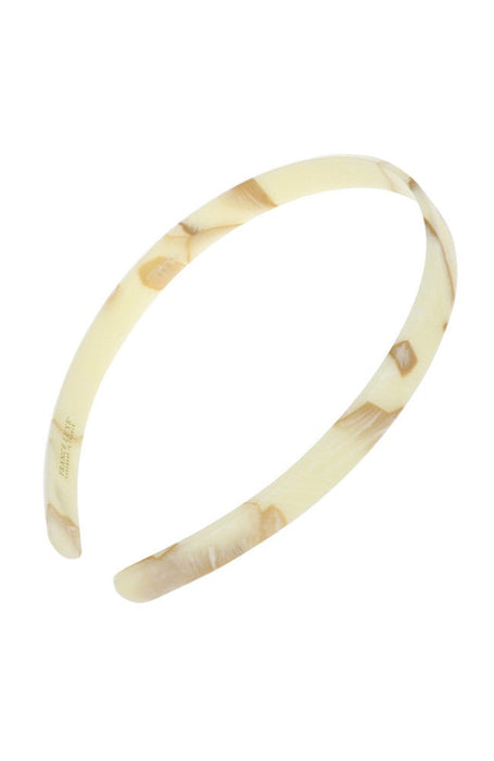 Carrara marble sophisticated French headband for women, 1/2" Ultra Comfort Headband by France Luxe