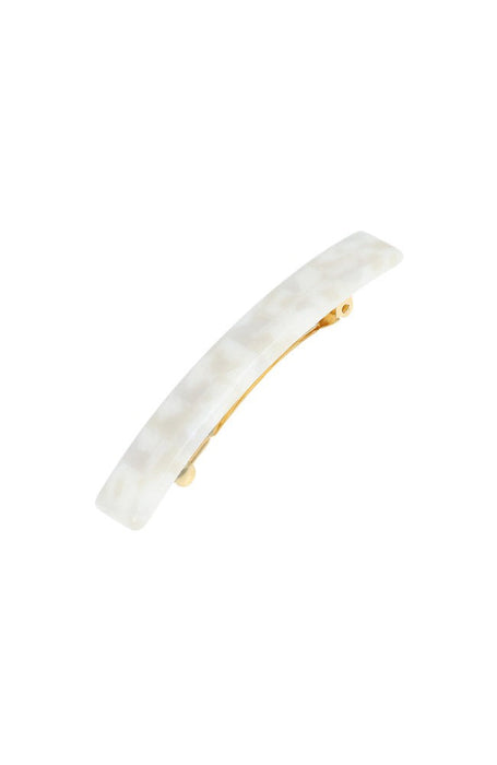 Small Luxury Rectangle Barrette - Classic
