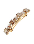 Large Sienna Crystal Barrette