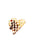 France Luxe mini, checkered tortoise and ivory claw hair clip for women - Mini Couture French Claw Clip, Damier.