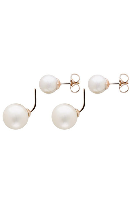 Double Majorca Pearl Two-Way Earrings