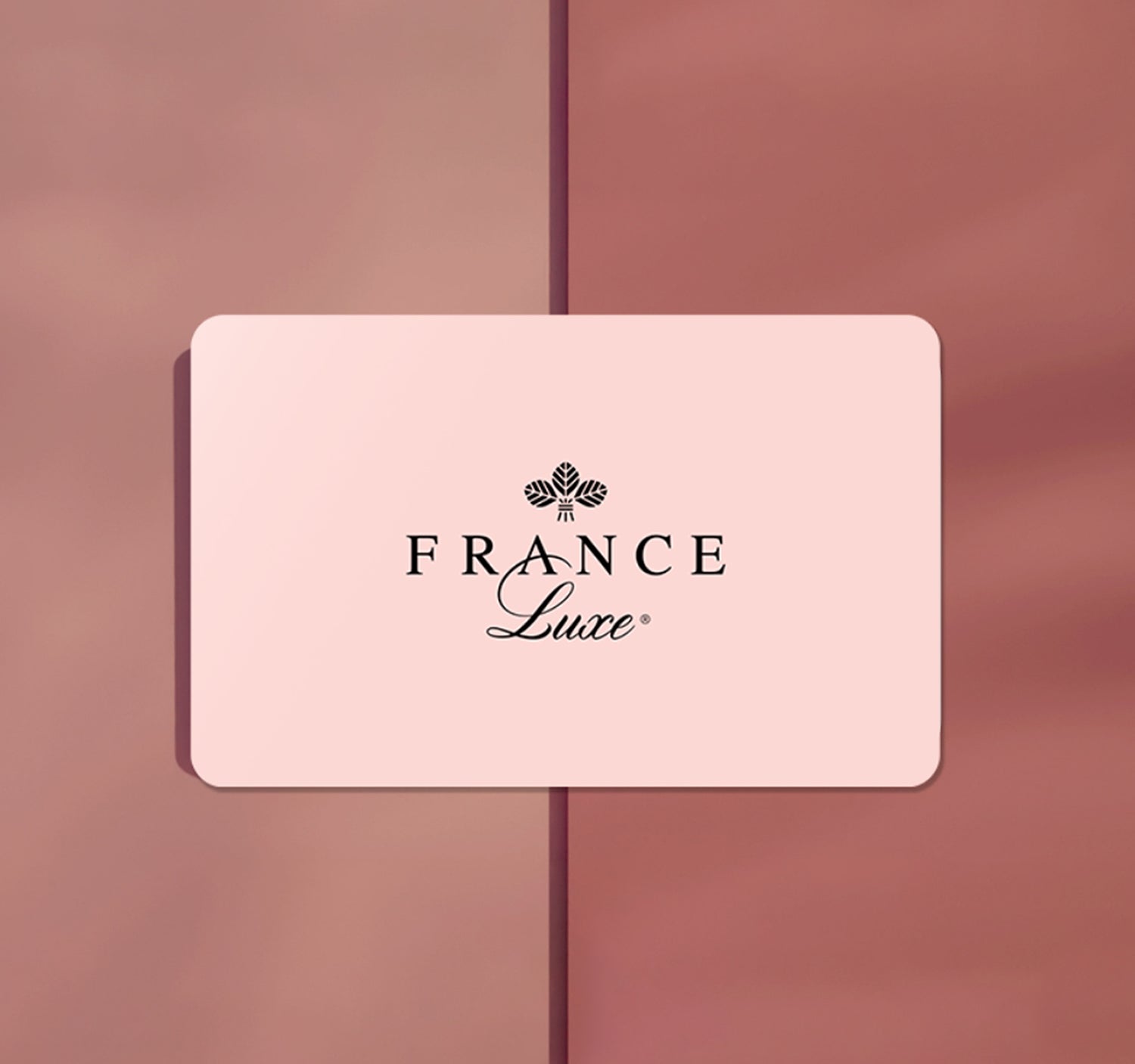 Gift card for hair accessories, home and body, luxury laundry detergents