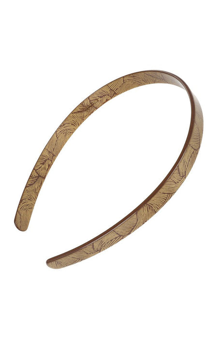 1/2" Ultracomfort Headband - Gold Fern