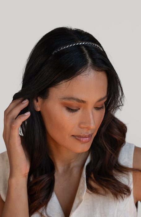 Braided 1/4" Headband 2 Pack