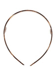 Comfortable, French headband ideal for all hair types - 1/2" Ultracomfort Headband, Caramel Horn, warm caramel and amber.