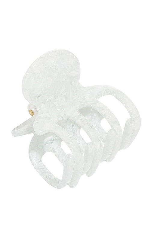 L. Erickson small hair clip for women, Ice Chip color
