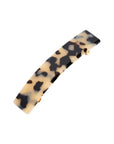 France Luxe medium, Ivory Tortoise Shell barrette for women - Classic Rectangle Barrette, Ivory Tokyo.