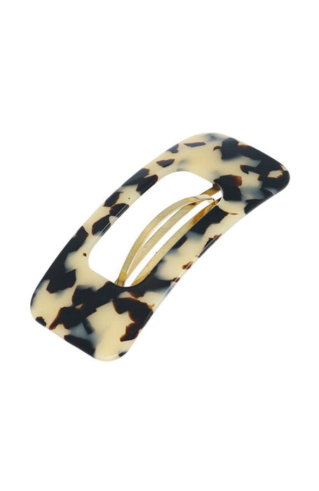 Cut Out Rectangle Barrette - Classic