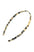 France Luxe thin, Ivory Tortoise Shell headband for women - 1/4" Ultracomfort Headband, Ivory Tokyo.