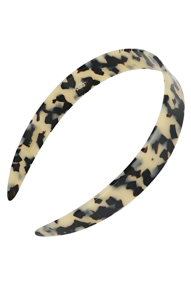 France Luxe wide, Ivory Tortoise Shell headband for women - 3/4 Headband, Ivory Tokyo.