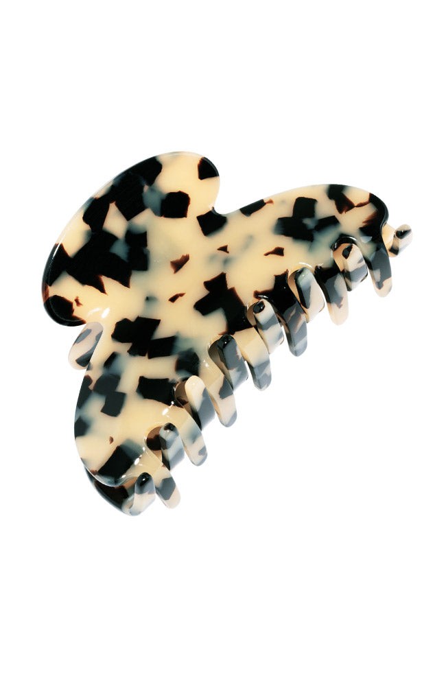 France Luxe medium, Ivory Tortoise Shell claw hair clip for women - Couture French Claw Clip, Ivory Tokyo.