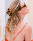 Large Cutout Rectangle Claw Clip - Classic