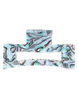 Large Cutout Rectangle Claw Clip - Classic