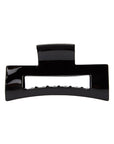 Large Cutout Rectangle Claw Clip - Classic