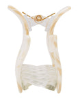 Large Cutout Rectangle Claw Clip - Classic