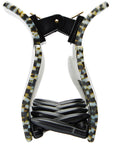 Large Cutout Rectangle Claw Clip - Classic