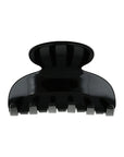 Small, French claw hair clip ideal for fine hair or small sections - Small Couture French Claw Clip, Black, classic black.