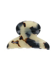 Mini, French claw hair clip ideal for fine hair or small sections - Mini Couture French Claw Clip, Ivory Tokyo, Ivory Tortoise Shell.