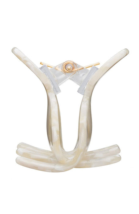 Small Couture Claw Clip - Pavlova