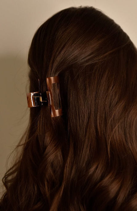 Cutout Rectangle Claw Clip - Classic