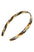 France Luxe comfortable, golden sand and rich brown headband for women - 1/2" Ultracomfort Headband, Lasco.