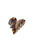 France Luxe mini, golden sand and rich brown claw hair clip for women - Mini Couture French Claw Clip, Lasco.