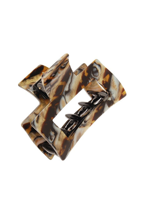Cutout Rectangle Claw Clip - Classic