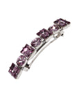 Large Sienna Crystal Barrette