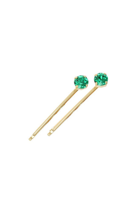 Little Gem Crystal Bobby Pin Pair