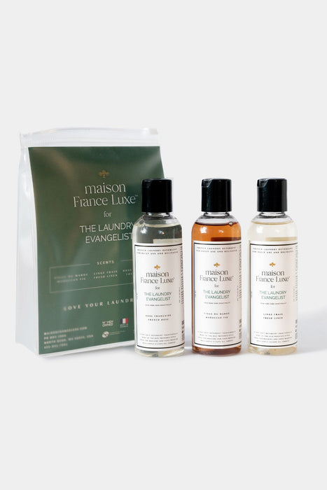 Luxury Laundry Trio | The Laundry Evangelist x Maison France Luxe