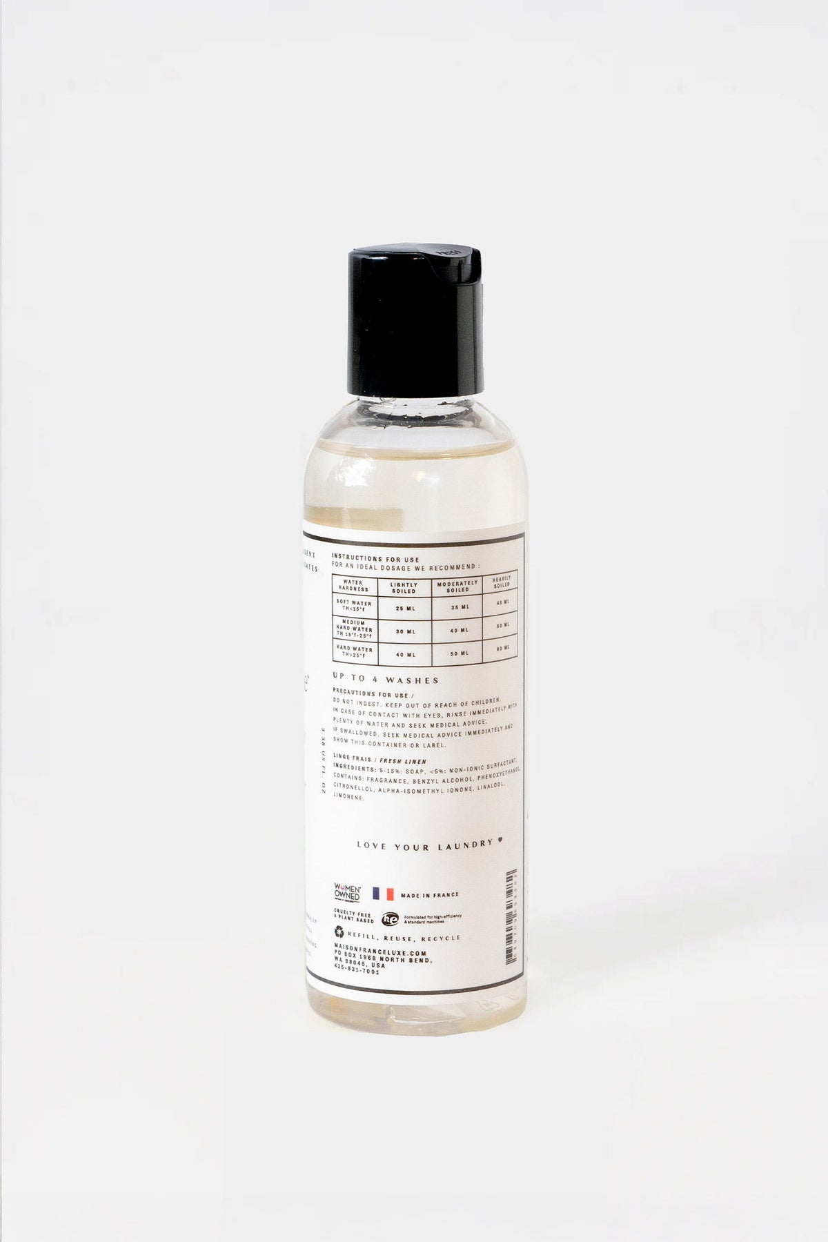 Travel Size Luxury Laundry Detergent 100ml | The Laundry Evangelist x Maison France Luxe