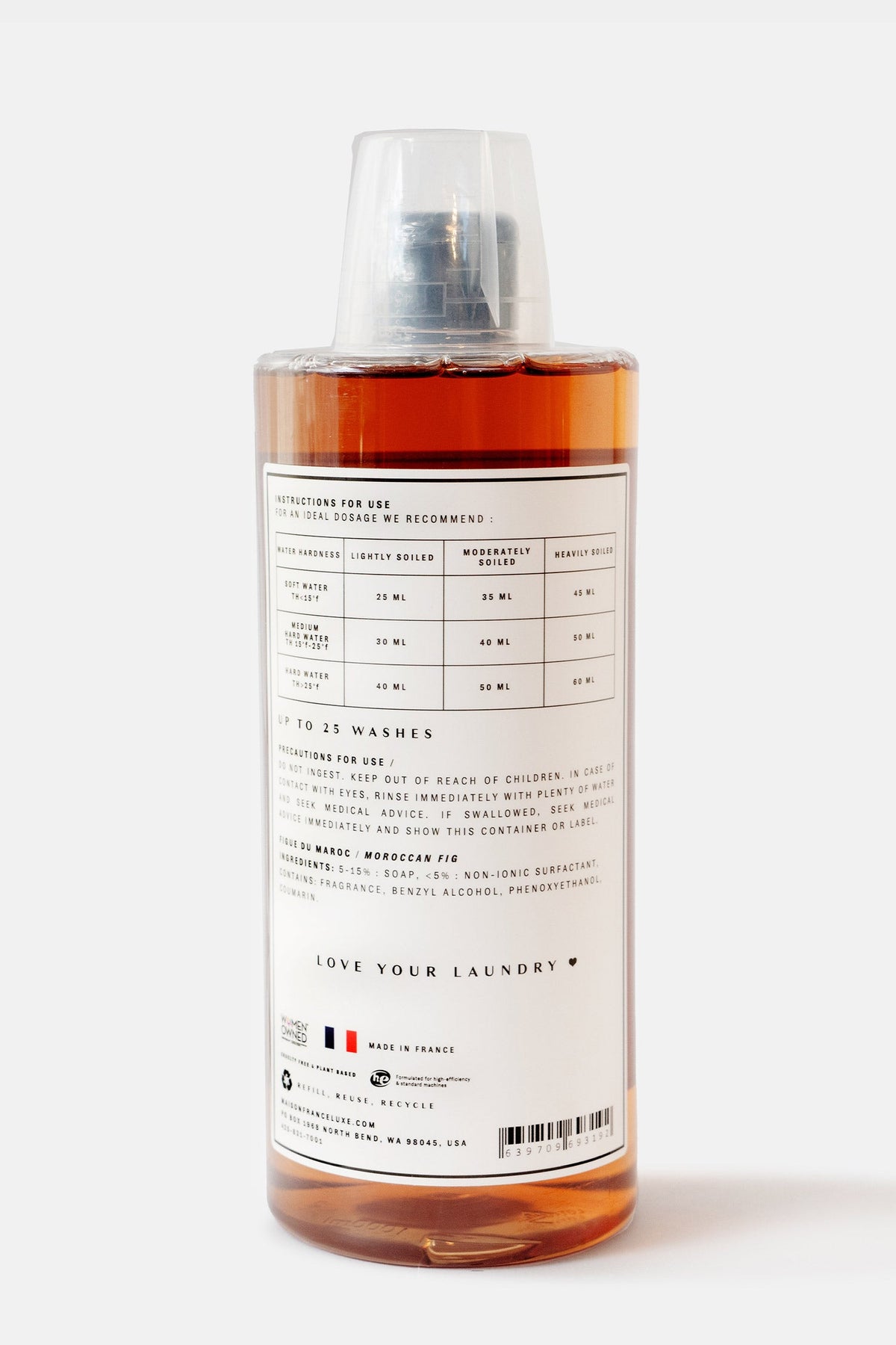 Luxury French Laundry Detergent 1000ml | The Laundry Evangelist x Maison France Luxe