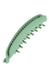 L. Erickson Zodia, Matte Mint Green Banana Hair Clip with Double Rows of Teeth for Secure Hold