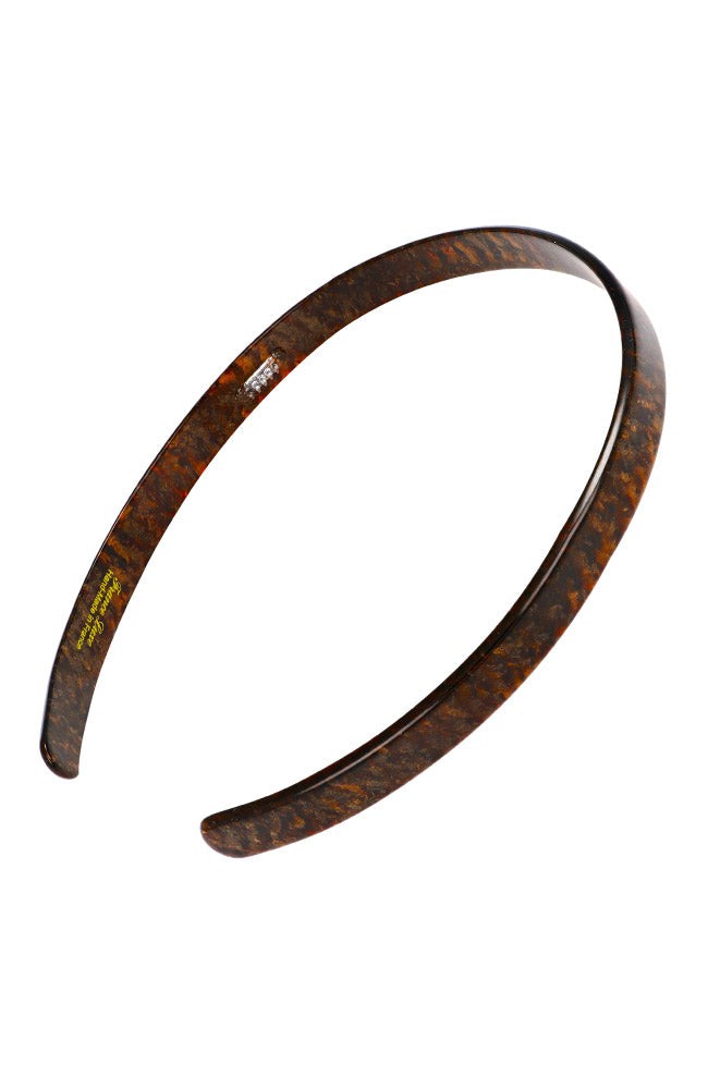 France Luxe comfortable, metallic burnt sienna and deep chestnut headband for women - 1/2" Ultracomfort Headband, Mojave.