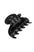 France Luxe small, marbled pearlescent black claw hair clip for women - Small Couture French Claw Clip, Nacro Black.