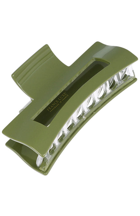 Large Rectangle Cutout Claw Clip - Solid