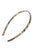 France Luxe thin, marbled gray and charcoal headband for women - 1/4" Ultracomfort Headband, Onyx.