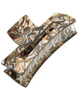 Large Cutout Rectangle Claw Clip - Classic