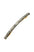 France Luxe long, pixelated mosaic of silver with black barrette for women - Long & Skinny Barrette, Opera Silver.